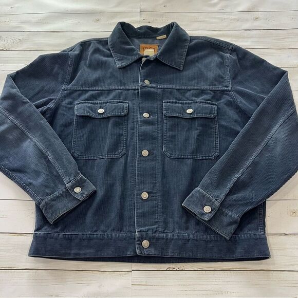 Vintage 90's GAP 1969 Corduroy Dubble Pocket Shirt Jacket Sz L